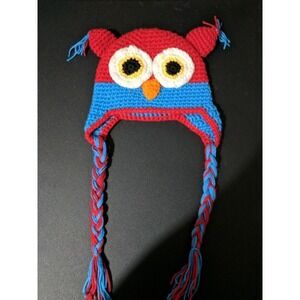 Baby  Toddler Crochet Owl Hat beanie cap size 6-12 months